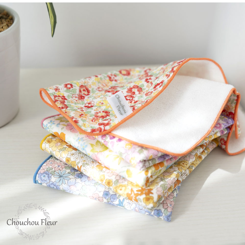 楽天市場】シュシュフルール ハンカチ ガーゼパイル | タオルハンカチ