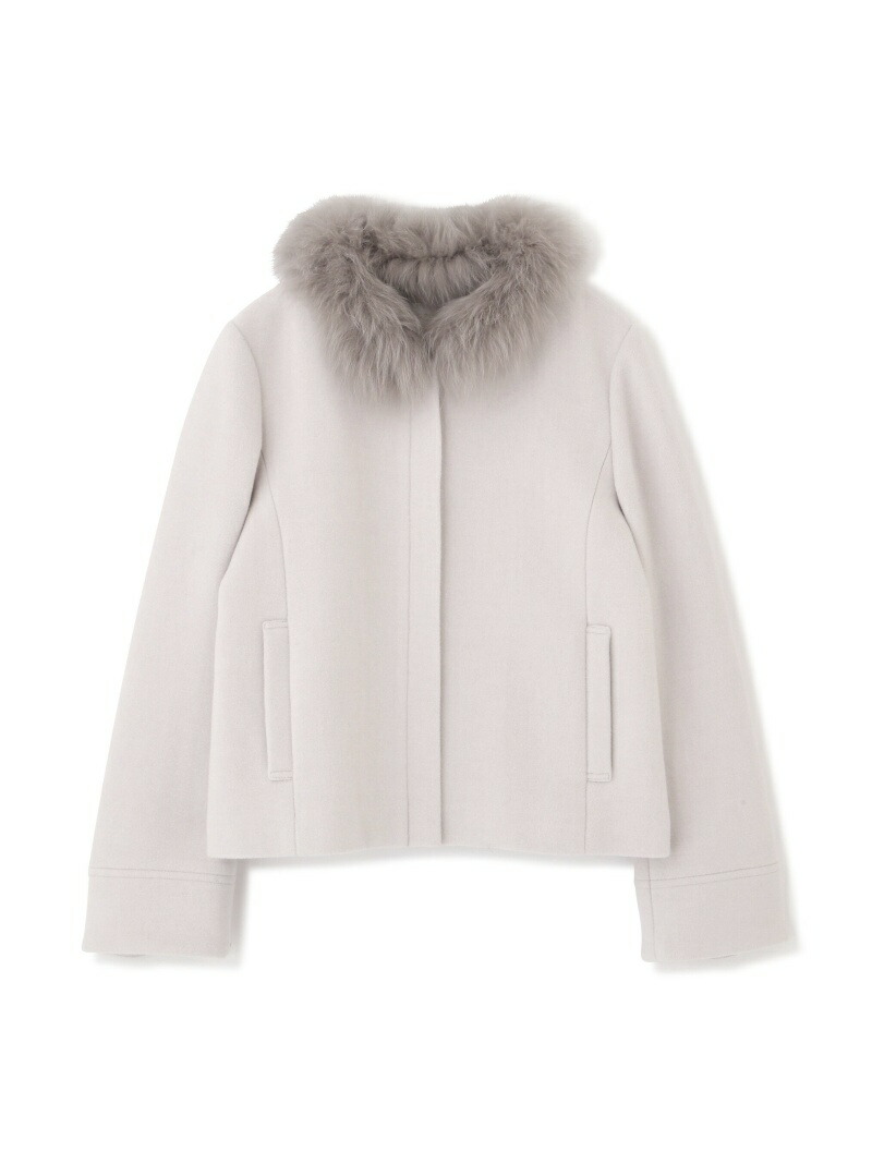 楽天市場】【SALE／30%OFF】2Wayファー襟付きショートコート