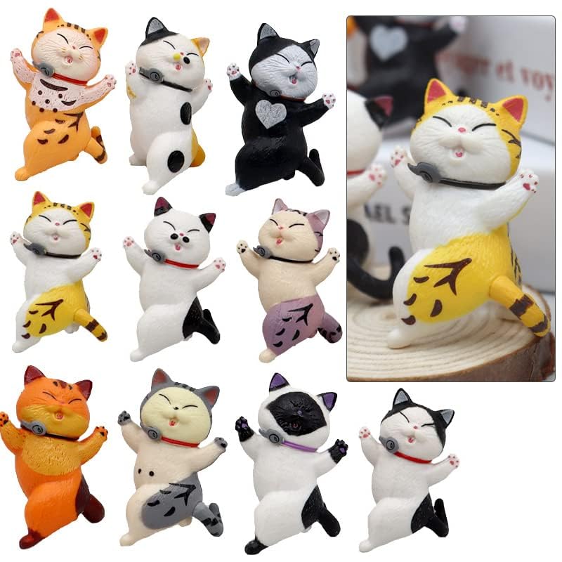 楽天市場】【AAGWW】喝采猫 子猫玩具セット PVC ミニチュア フィギュア