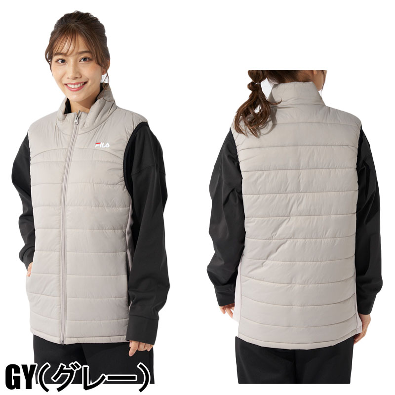 楽天市場】FILA フィラ ユニセックス 電熱ベスト 中綿 441927 アウター
