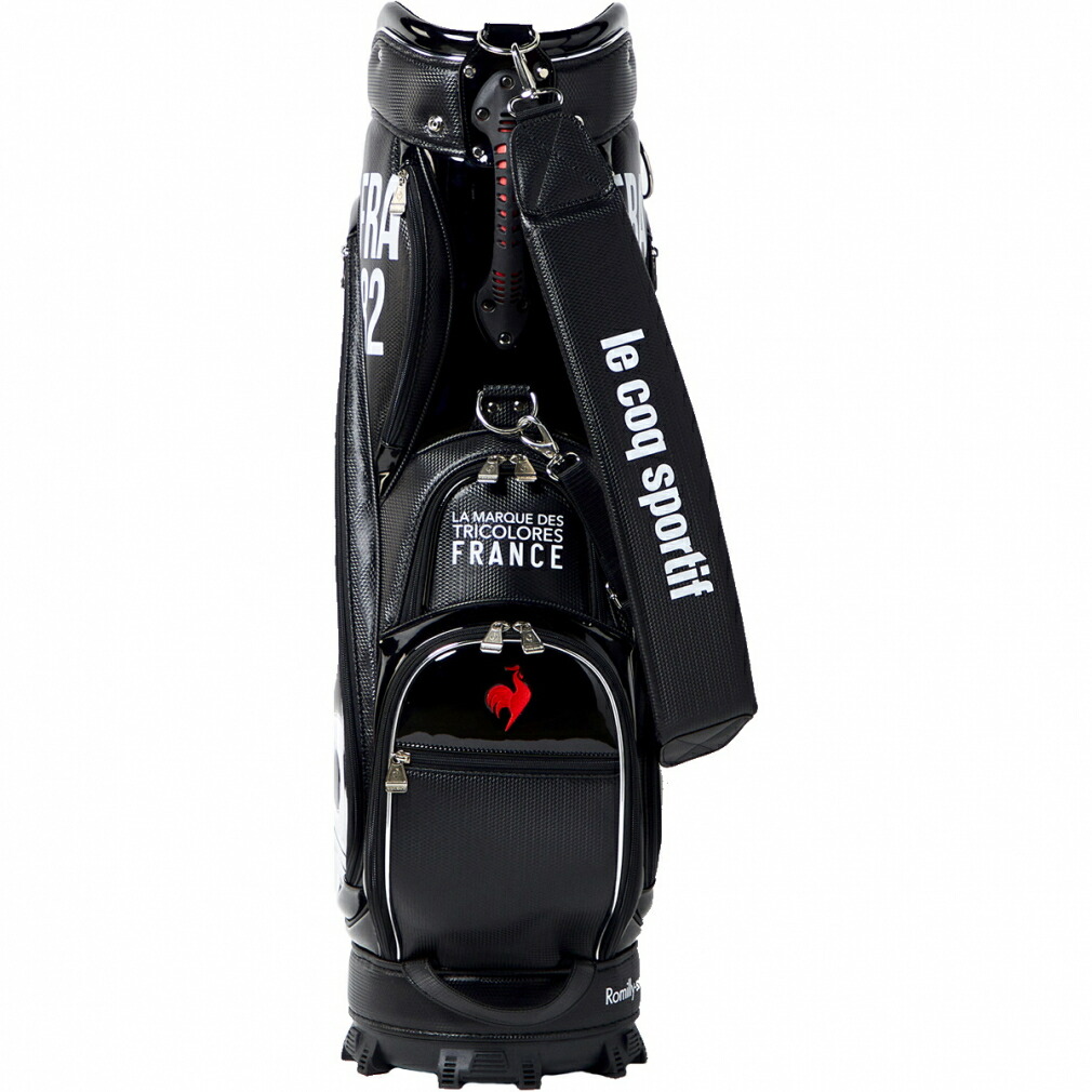 楽天市場】ルコック キャディバッグ 9.5型 (QQBTJJ03) メンズ ゴルフ