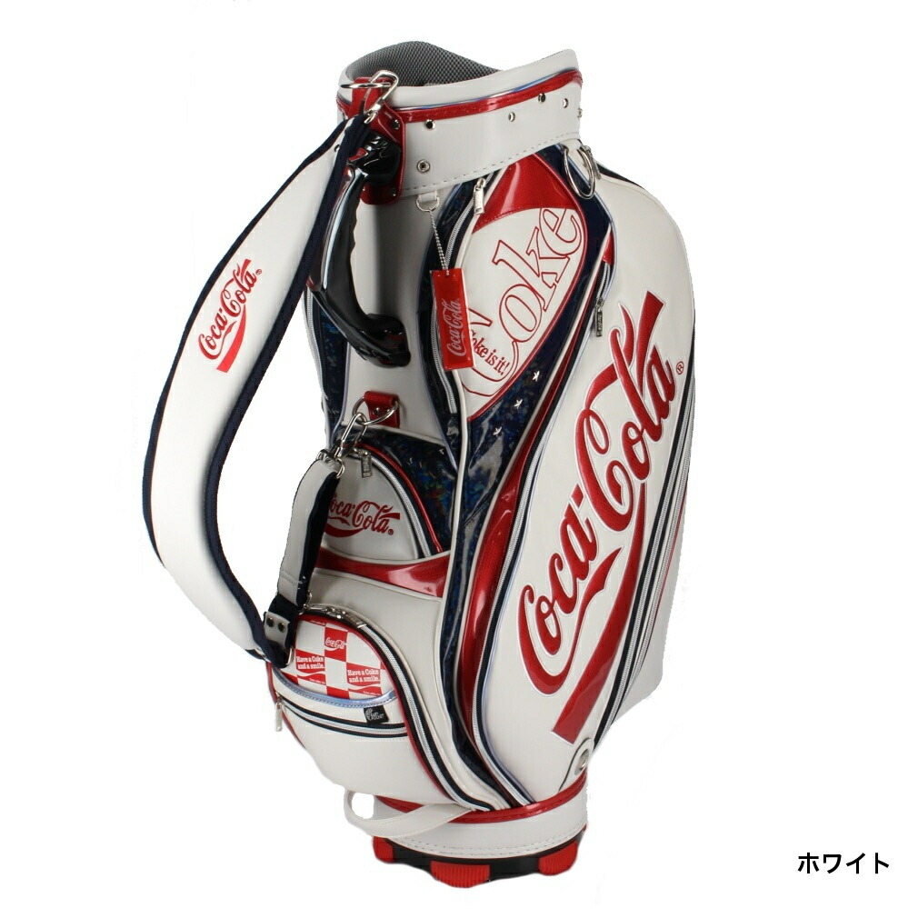 楽天市場】コカ・コーラ Coca-Cola メンズ ゴルフ キャディバッグ CC