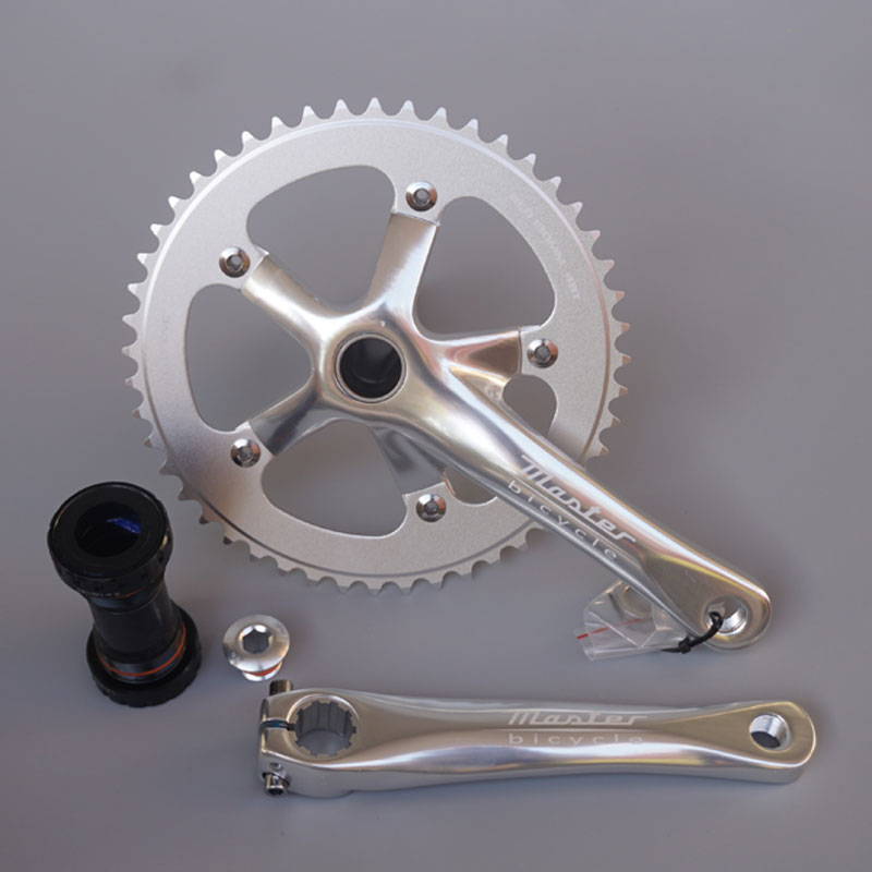 楽天市場】ピスト用 クランク BCD130/48T 165mm/170mm チェーン