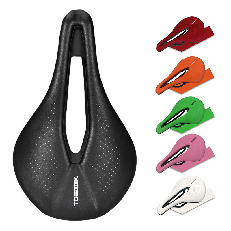 楽天市場】TOSEEK サドル ソフト クッション付き 自転車サドル 軽量