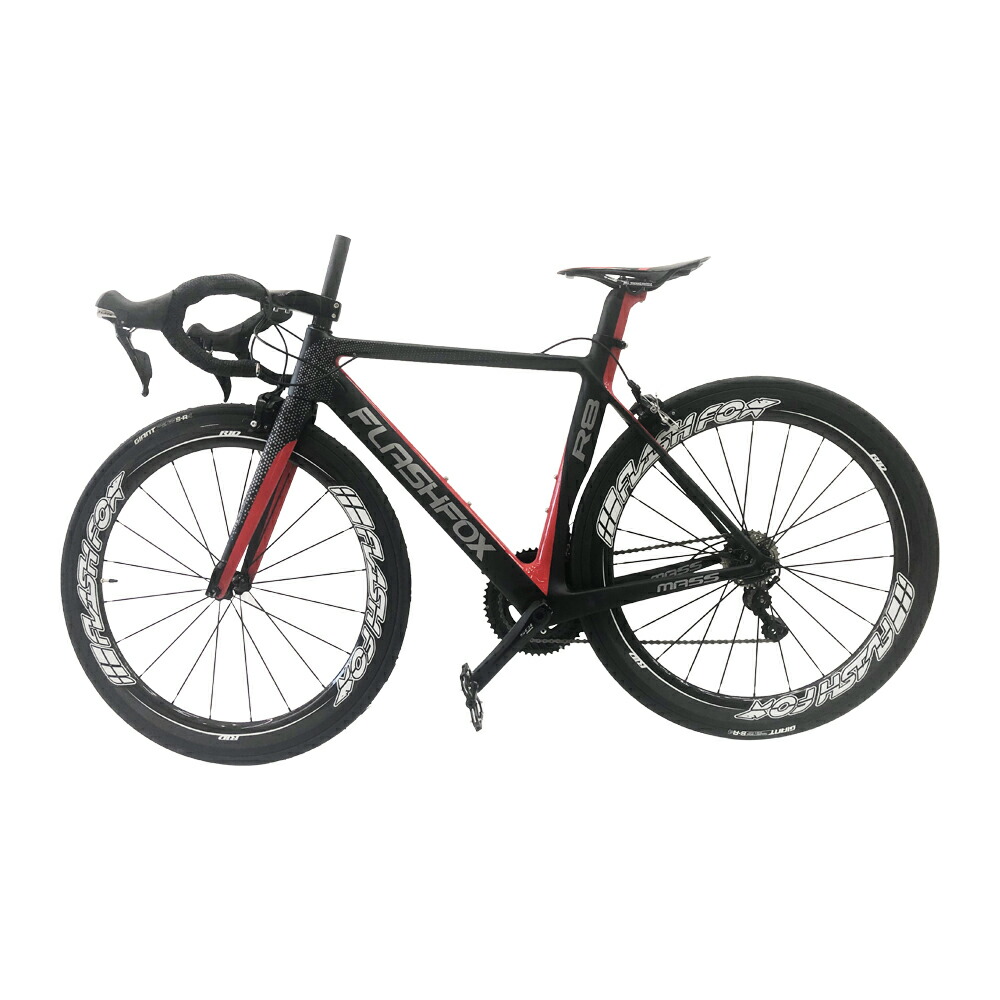 楽天市場】FLASHFOX 自転車 ロードバイク フルカーボン 完成車