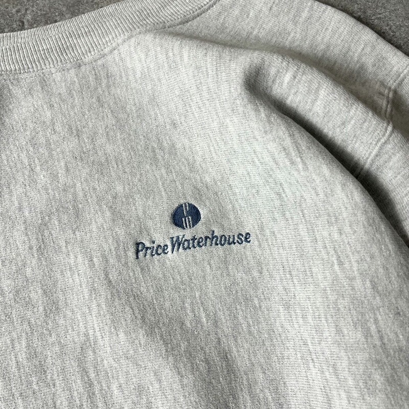 楽天市場】90s トリコタグ Champion 企業 ロゴ 刺繍 リバースウィーブ