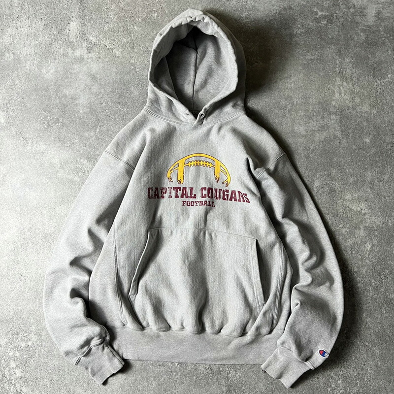 楽天市場】00s Champion 両面 カレッジ プリント プレミアム リバース