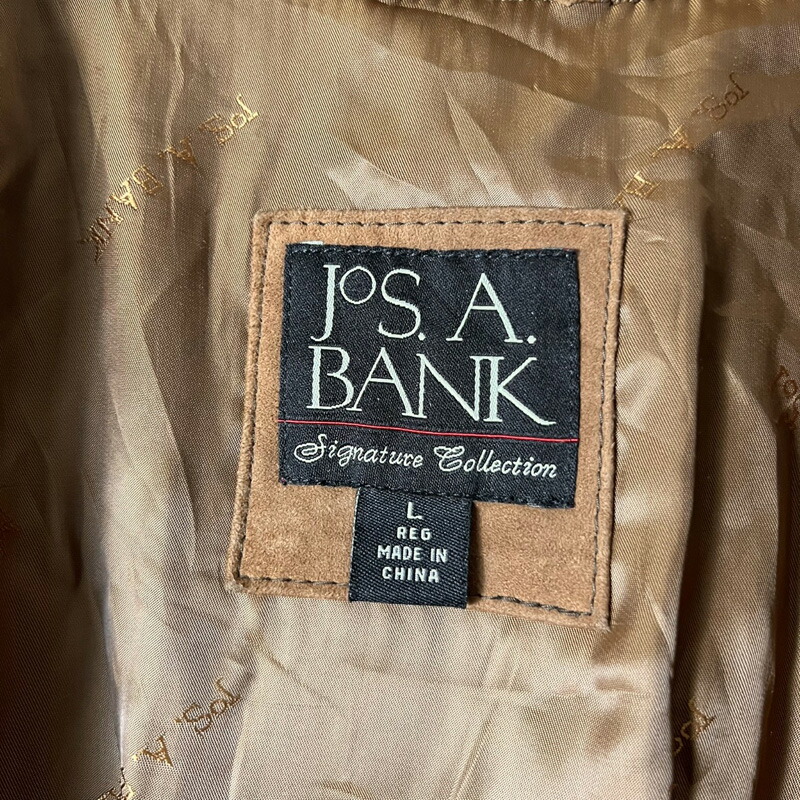 楽天市場】90s Jos.A.Bank サテン ライナー付き 本革 スエード レザー