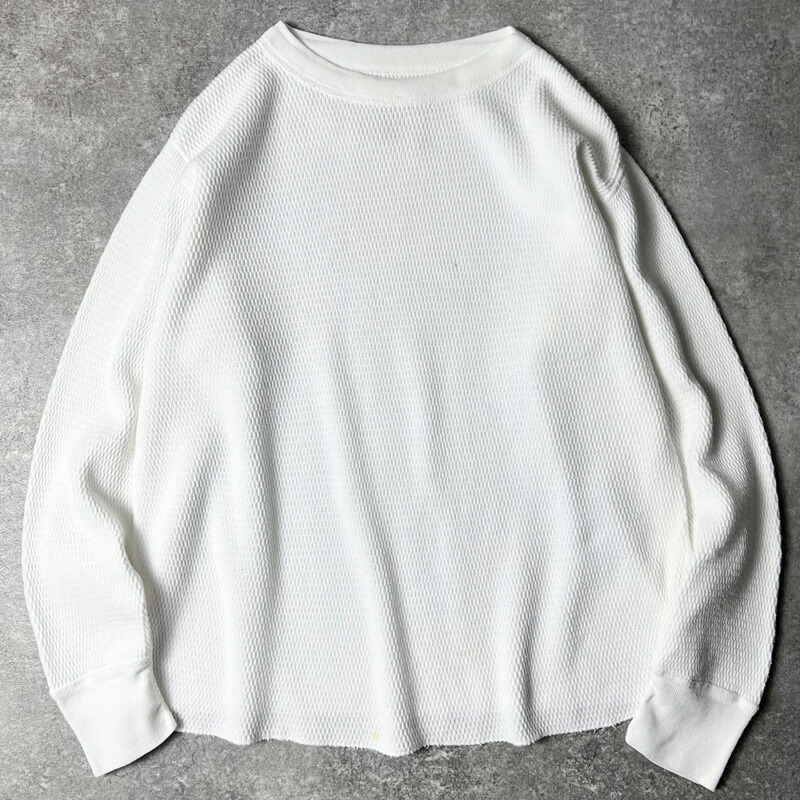 楽天市場】80s 89年製 US ARMY 米軍実物 サーマル 長袖 Tシャツ L / 80
