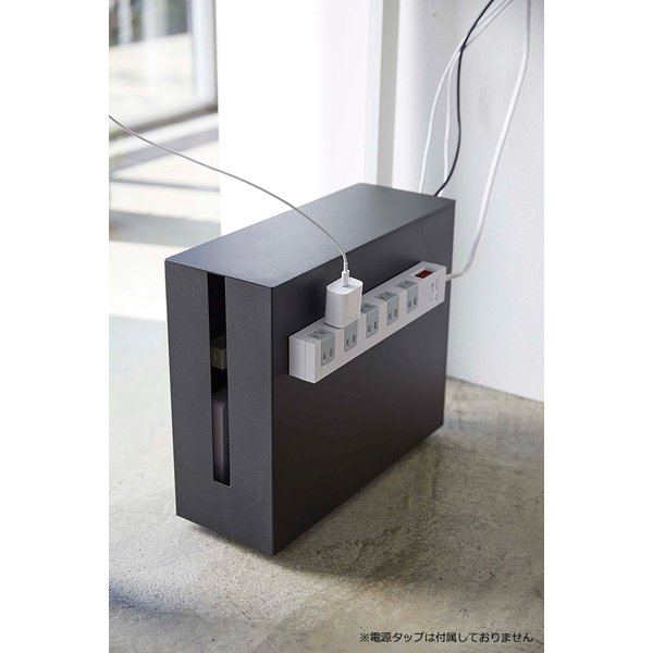 楽天市場】山崎実業 tower タワー キャスター付き ケーブル収納ラック