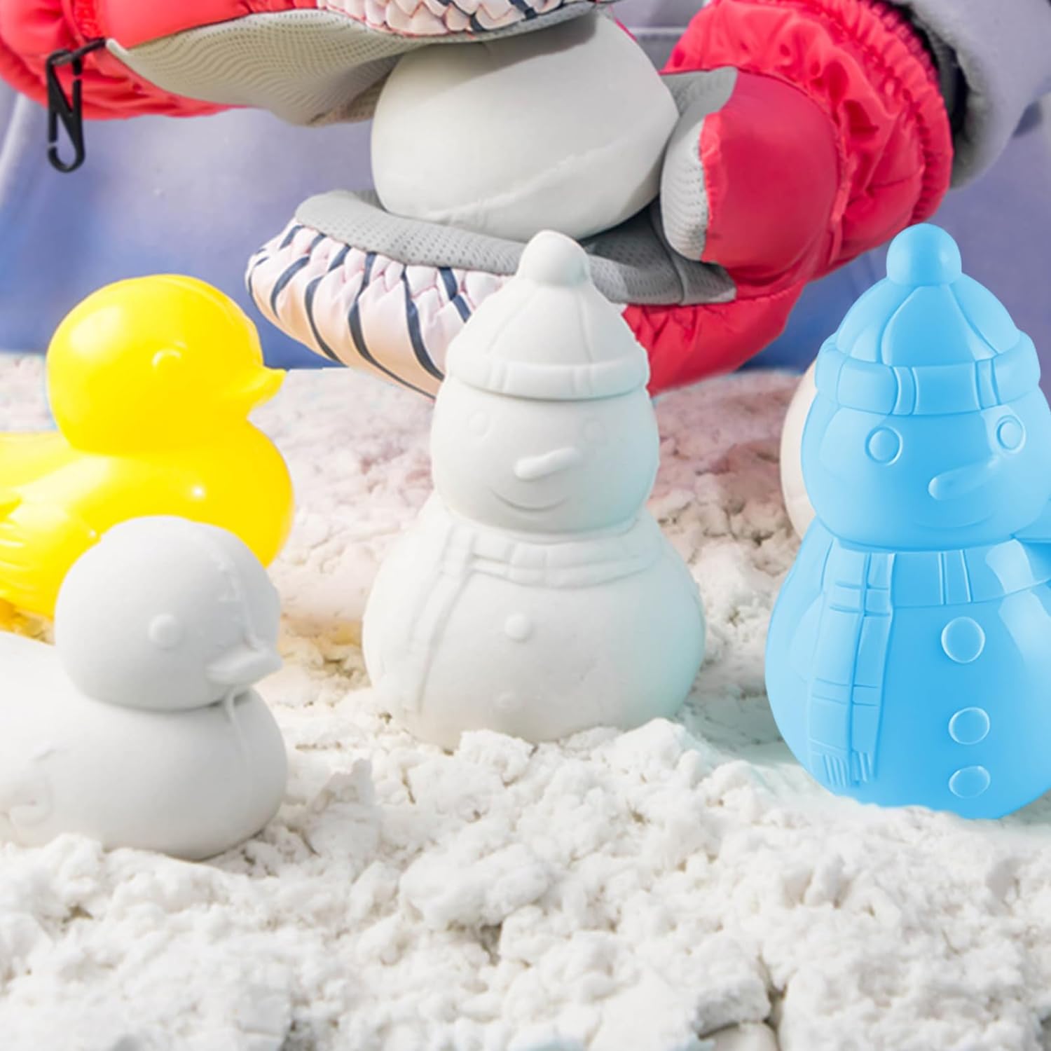 楽天市場】雪玉作り あひる 4点セット ハート 雪遊びセット 雪玉製造機