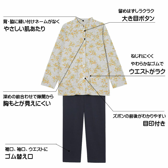 楽天市場】21％OFF〜 ワコール Wacoal グランダー あったかパジャマ