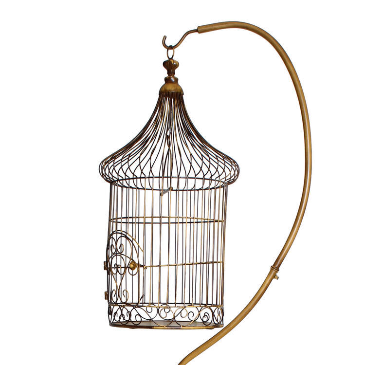 楽天市場】アンティークバードケージ スタンドセットアンティーク
