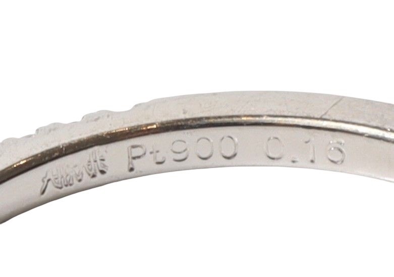 楽天市場】AHKAH アーカー Pt900 ティナ ハーフエタニティ リング