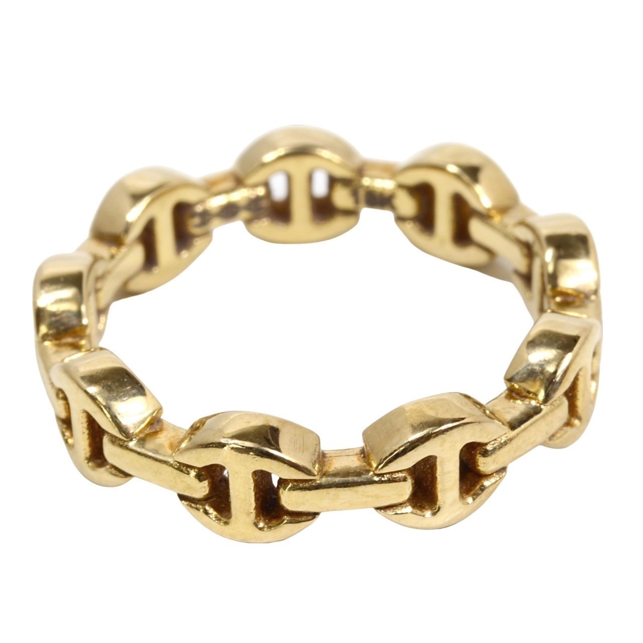 楽天市場】【中古】HOORSENBUHS ホーセンブース 18K K18 YG TRI LINK