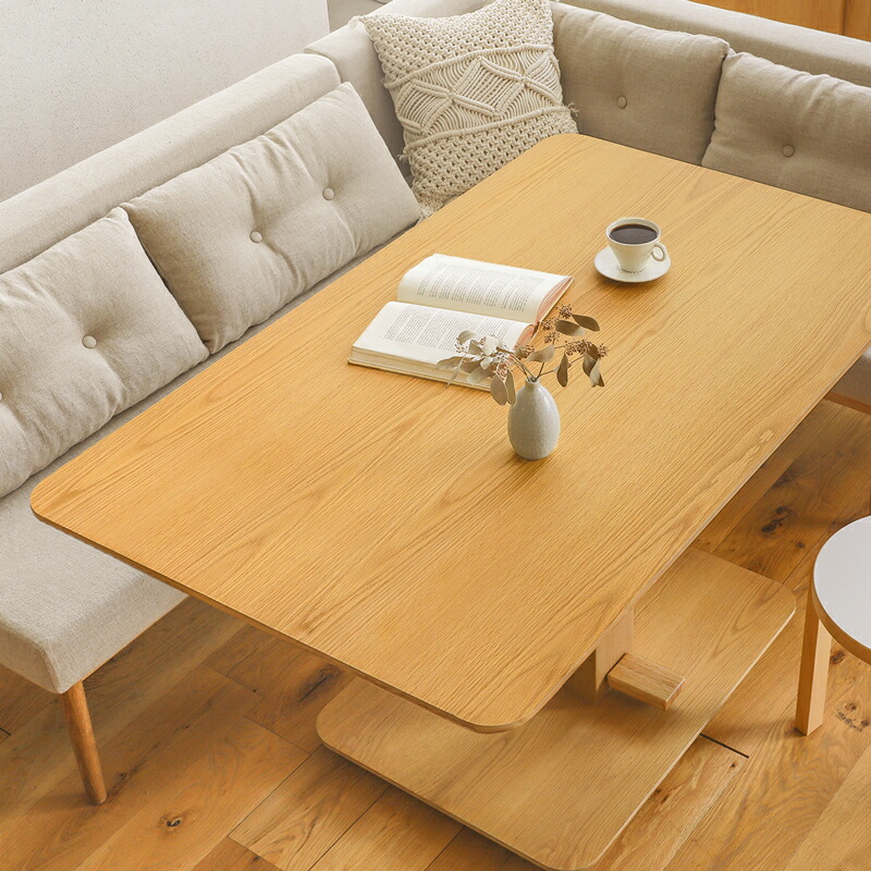 楽天市場】ダイニングテーブル 昇降式 ダイニングこたつ USBポート