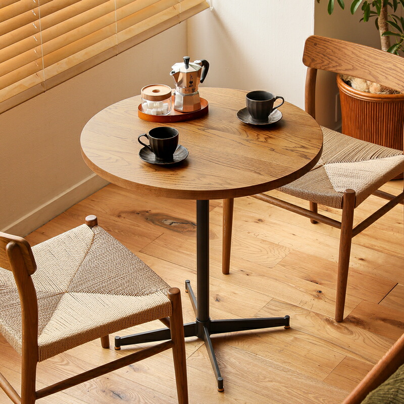 楽天市場】カフェテーブル WIRY／BR アイアン 70 円形 ヴィンテージ