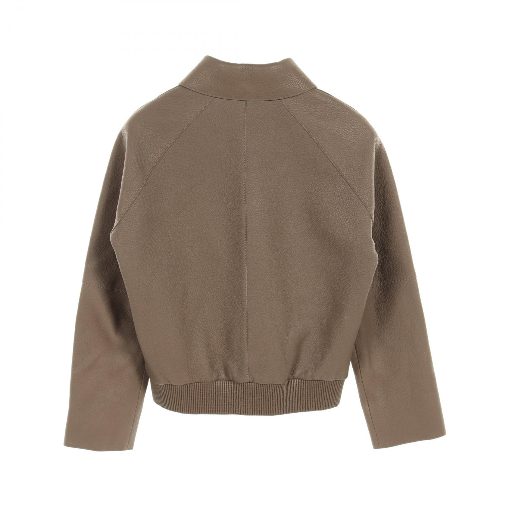 楽天市場】エルメス HERMES ショートジャケット エトゥープ 革ジャン