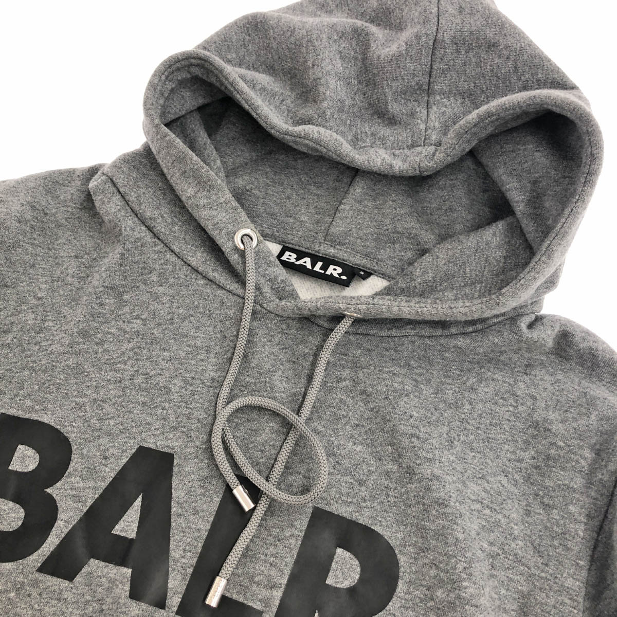 楽天市場】BALR ボーラー プルオーバーパーカー サイズS グレー メンズ