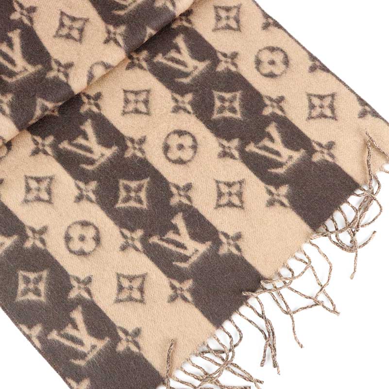 楽天市場】【中古】ルイヴィトン LOUIS VUITTON マフラー エシャルプ