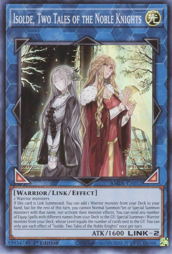 楽天市場】遊戯王 AMDE-EN052 聖騎士の追想 イゾルデ Isolde, Two