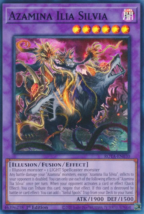 楽天市場】遊戯王 ROTA-EN030 背信聖徒シルヴィア Azamina Ilia Silvia