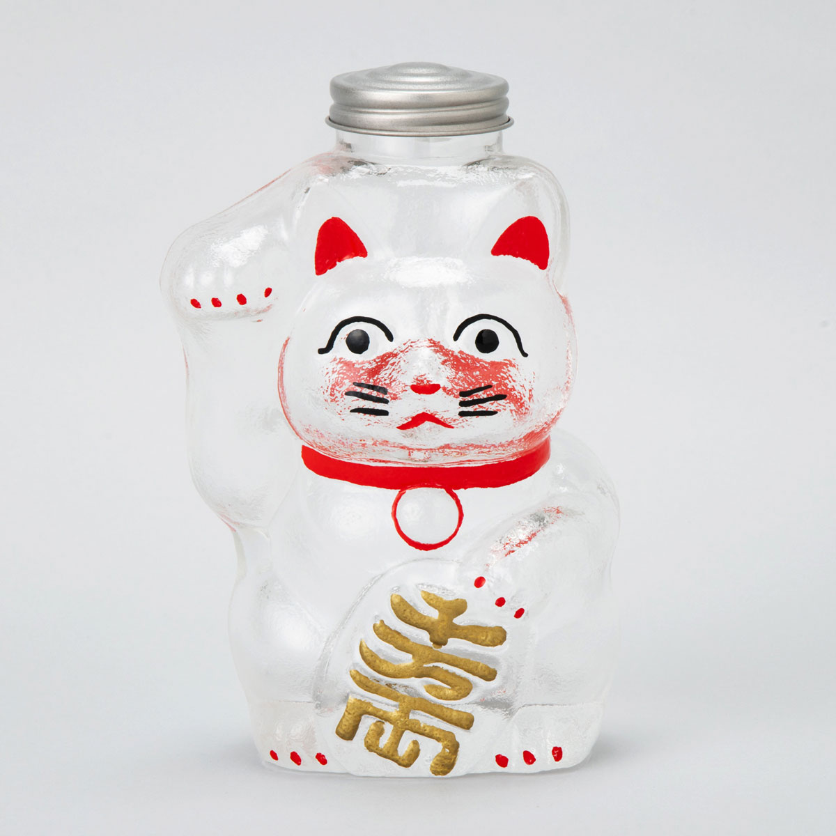 楽天市場】招き猫 菓子びん（小）グラス 大正浪漫 | 東京都/廣田硝子