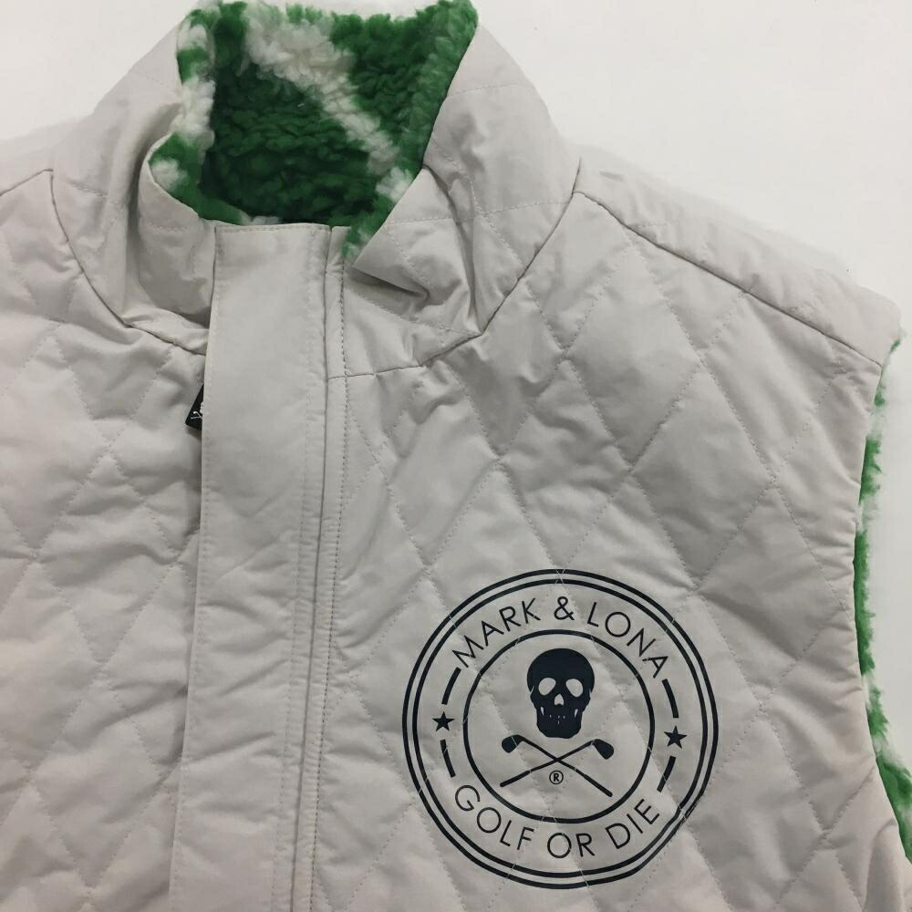 楽天市場】【新品】マークアンドロナ 中綿リバーシブルベスト グリーン