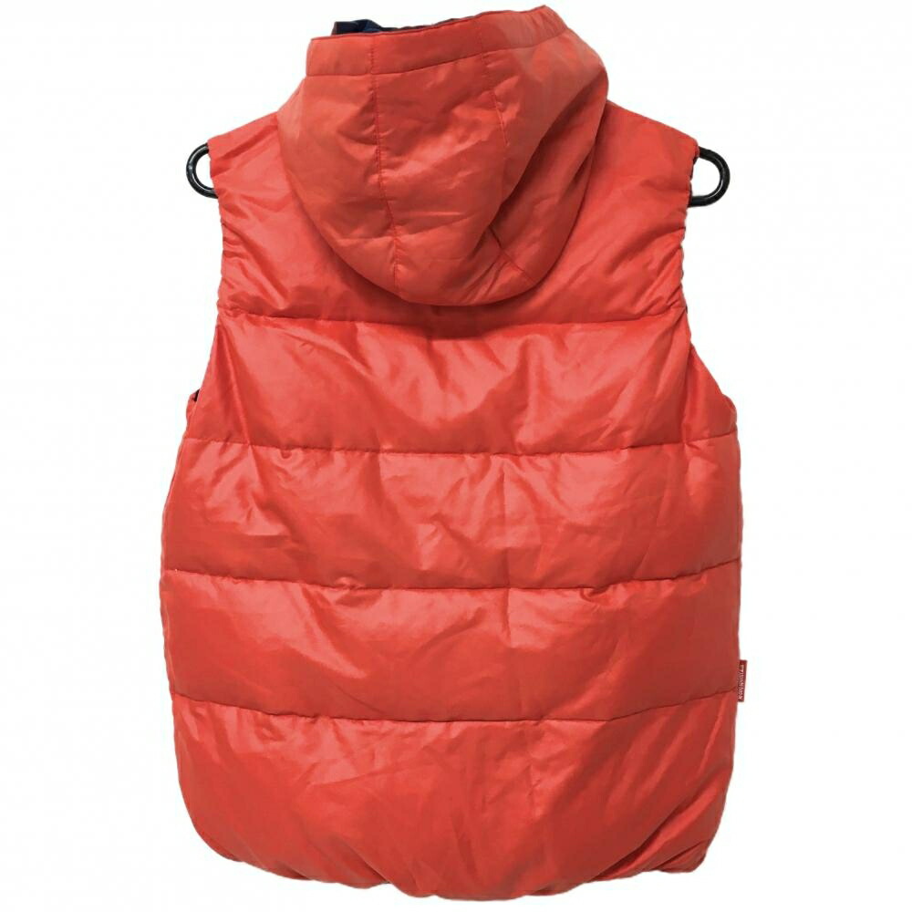 楽天市場】ルコック リバーシブルダウンベスト レッド×ネイビー