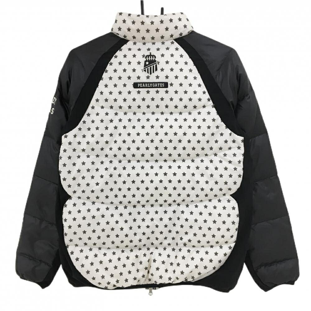 楽天市場】【新品】パーリーゲイツ ダウンジャケット 黒×白 身頃星総柄