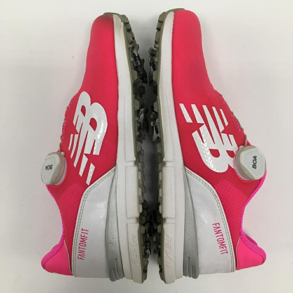 楽天市場】【美品】ニューバランスゴルフ ゴルフシューズ ピンク×白