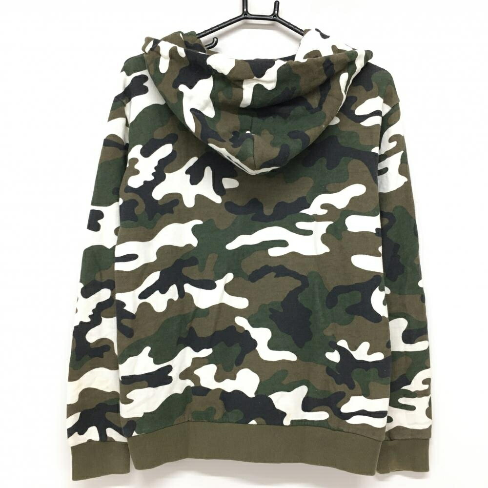 楽天市場】パーリーゲイツ ジップパーカー カーキ×白 カモフラ 迷彩