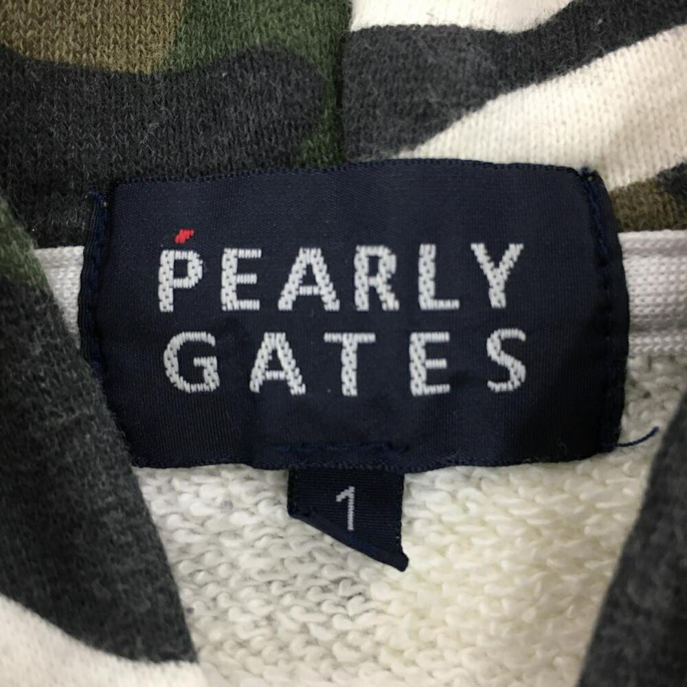 楽天市場】パーリーゲイツ ジップパーカー カーキ×白 カモフラ 迷彩