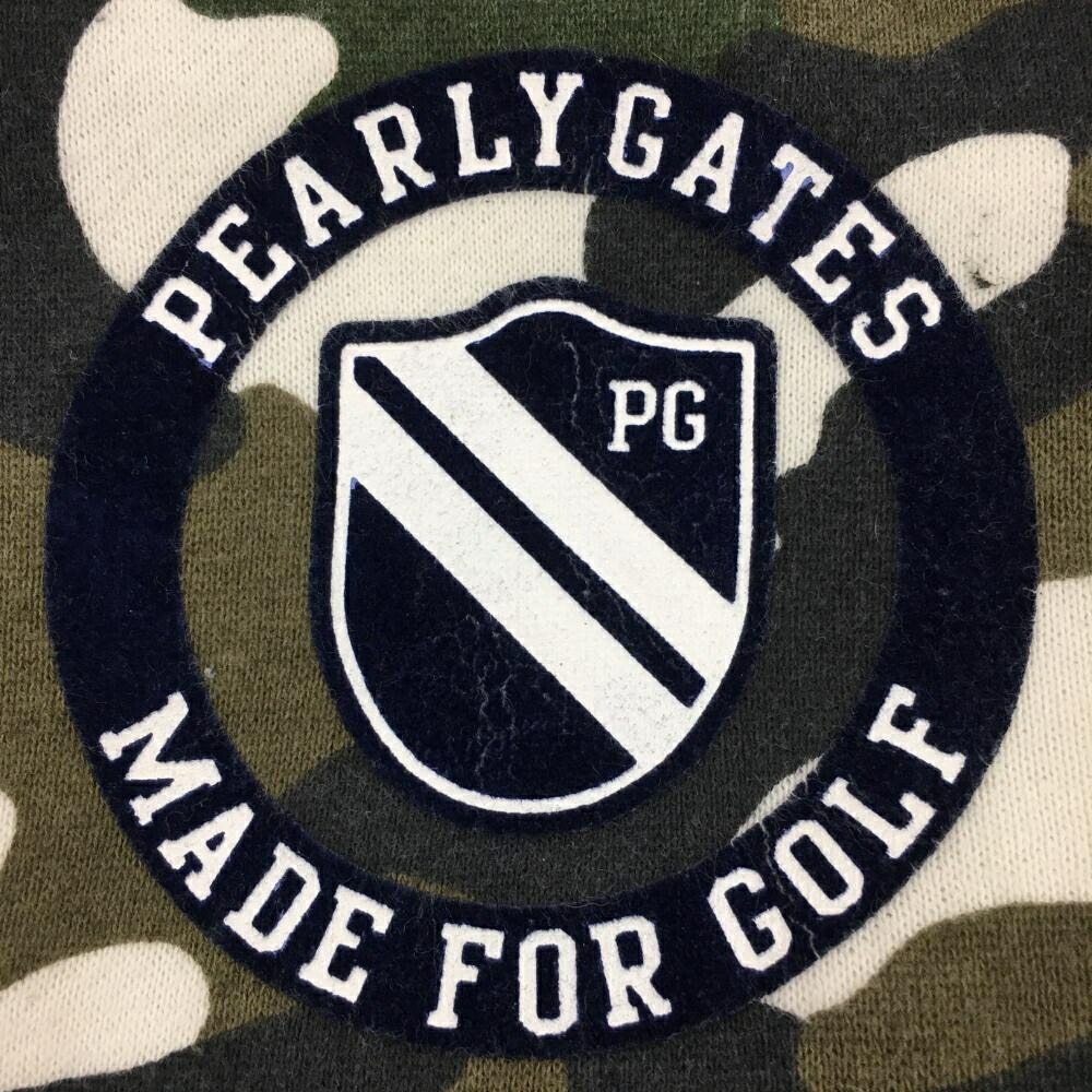 楽天市場】パーリーゲイツ ジップパーカー カーキ×白 カモフラ 迷彩