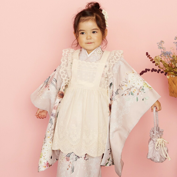 楽天市場】七五三 着物 3歳 レンタル 753 3歳 女の子 くすみカラー