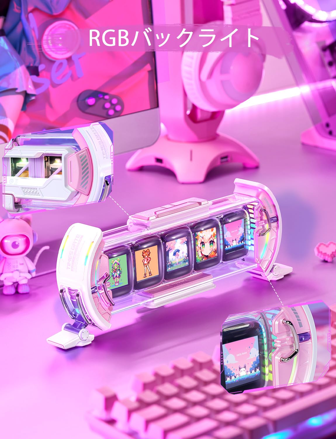 楽天市場】Divoom Times Gate 置き時計 おしゃれ デジタル ピクセル