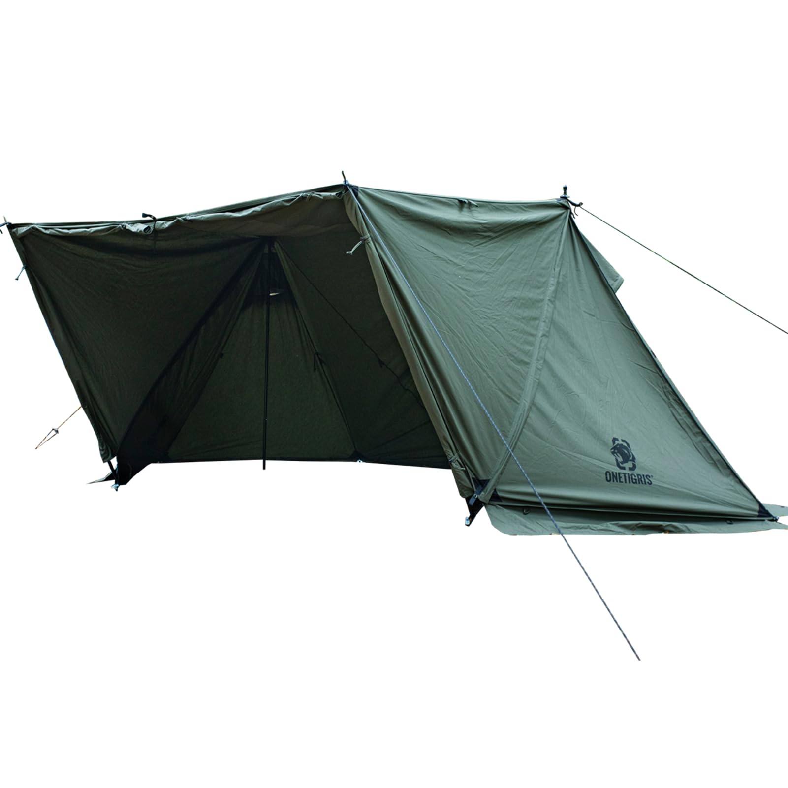 楽天市場】OneTigris ROC SHIELD パップテント TC軍幕 2人用 変形自在