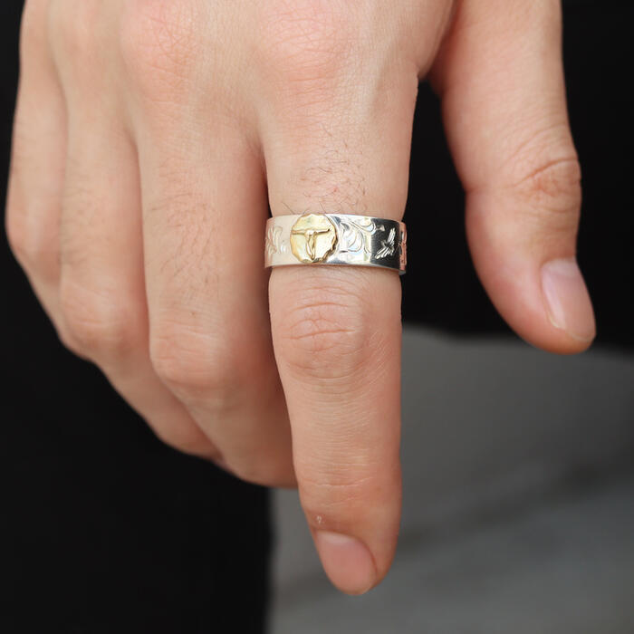 楽天市場】TADY＆KING［ORDER ITEM］アラベスク平打ちリング K18ロング