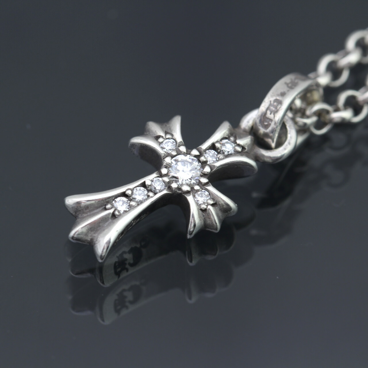 楽天市場】クロムハーツ ChromeHearts ベビーファット ダイヤ クロス