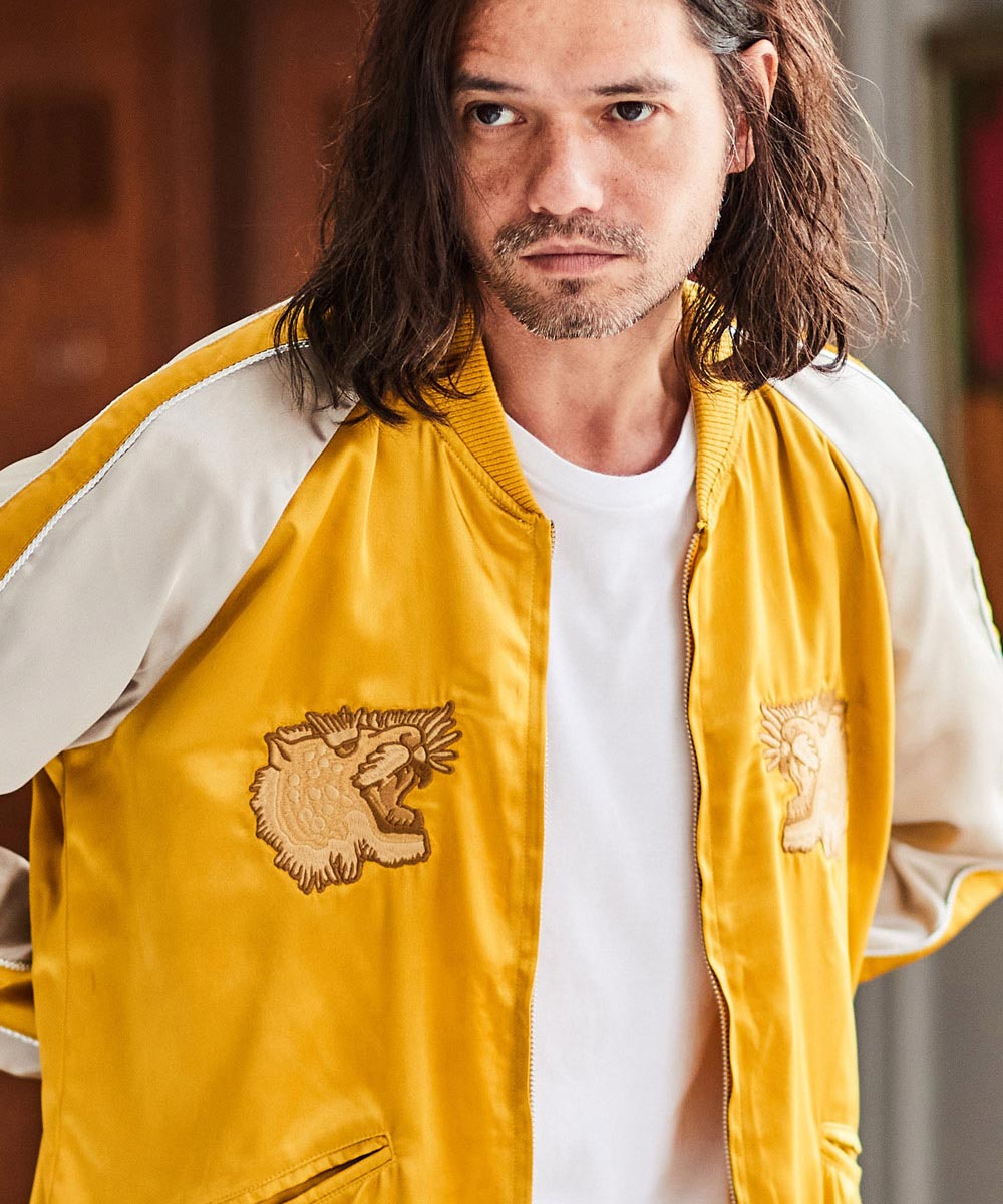 楽天市場】【CAMBIO(カンビオ)】 サテンスカジャン(HLCM0081) : CAMBIO