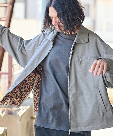 楽天市場】【CAMBIO(カンビオ)】裏レオパード柄スイングトップ