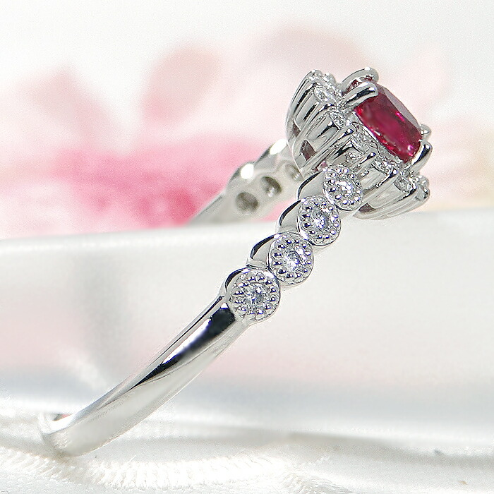 楽天市場】残り1点 数量限定【鑑別書付】【非加熱】Pt900 ルビー