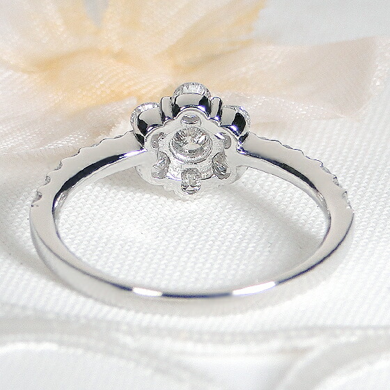 楽天市場】Pt900【0.60ct】ダイヤモンド フラワー リング 動画あり