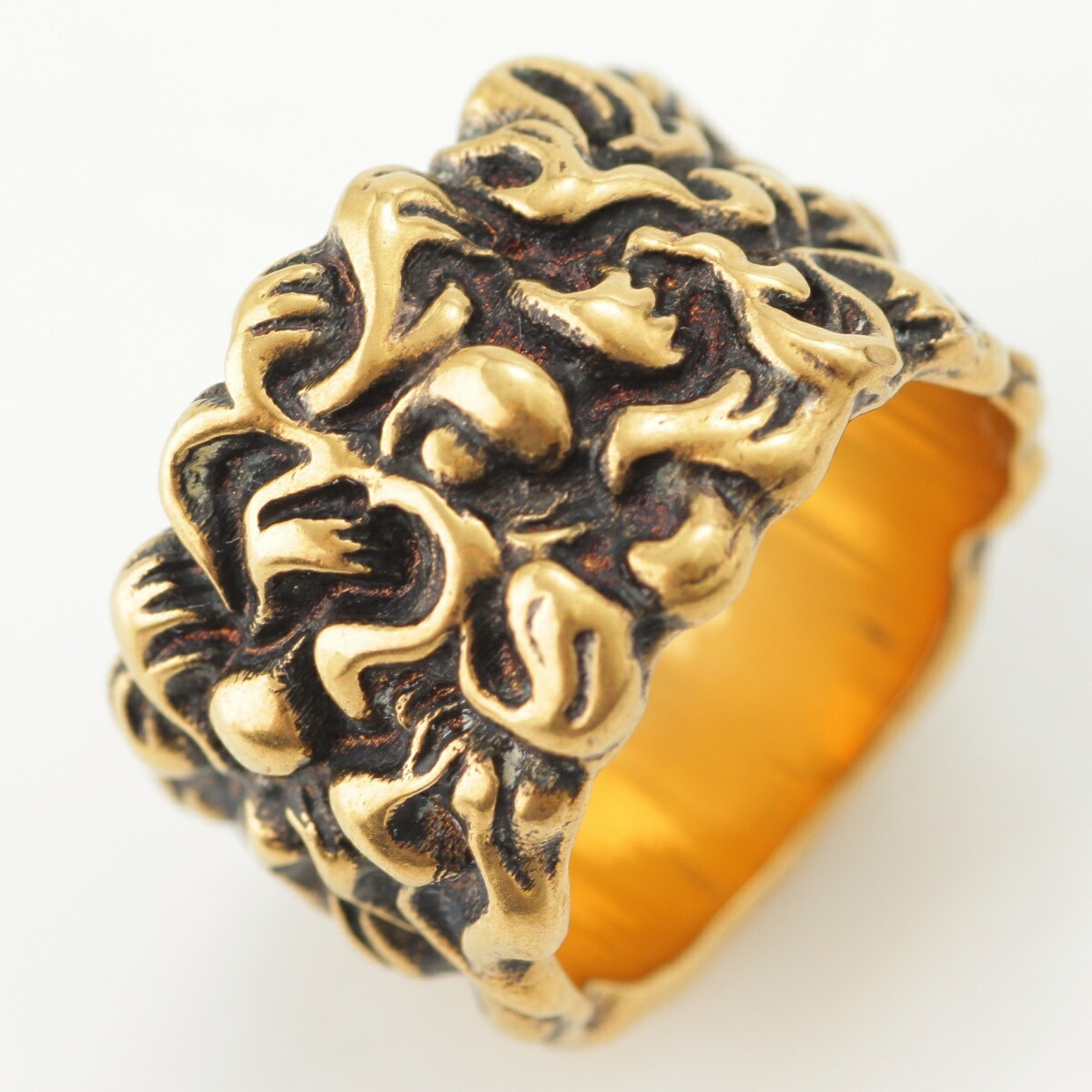 楽天市場】【グッチ】Gucci ライオン たてがみ リング 指輪 476854