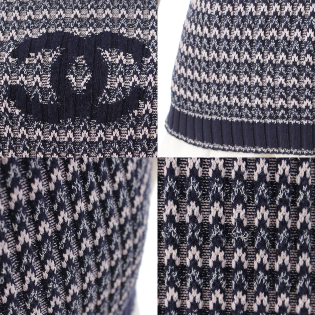 楽天市場】【シャネル】Chanel ココマーク 半袖 ニット トップス