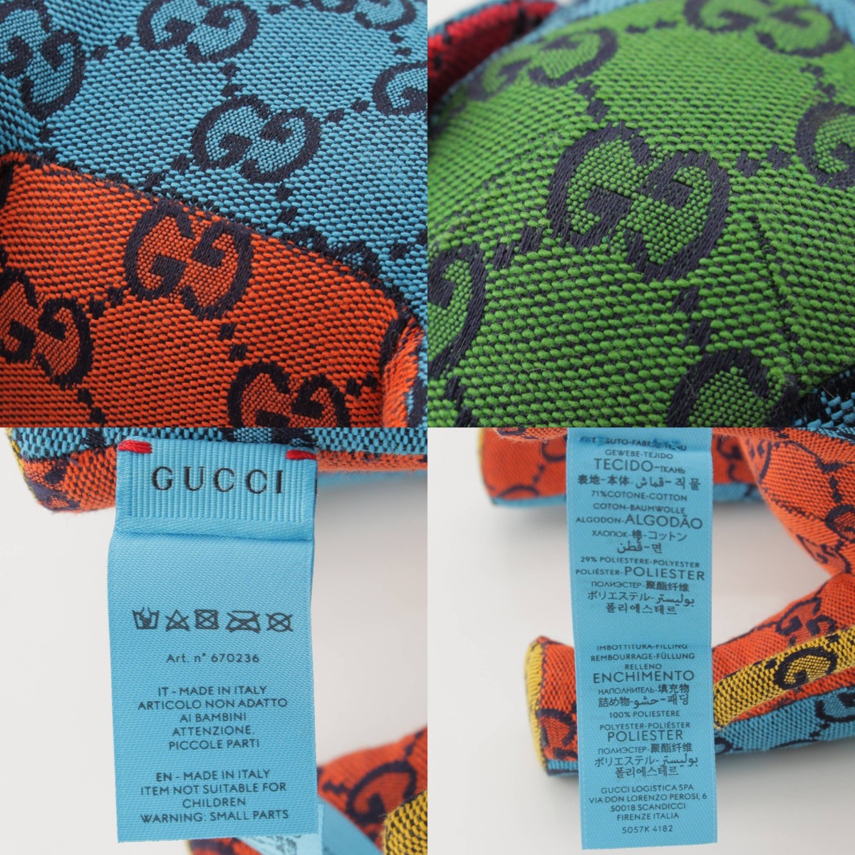 楽天市場】【グッチ】Gucci GGキャンバス デコラティブ エレファント