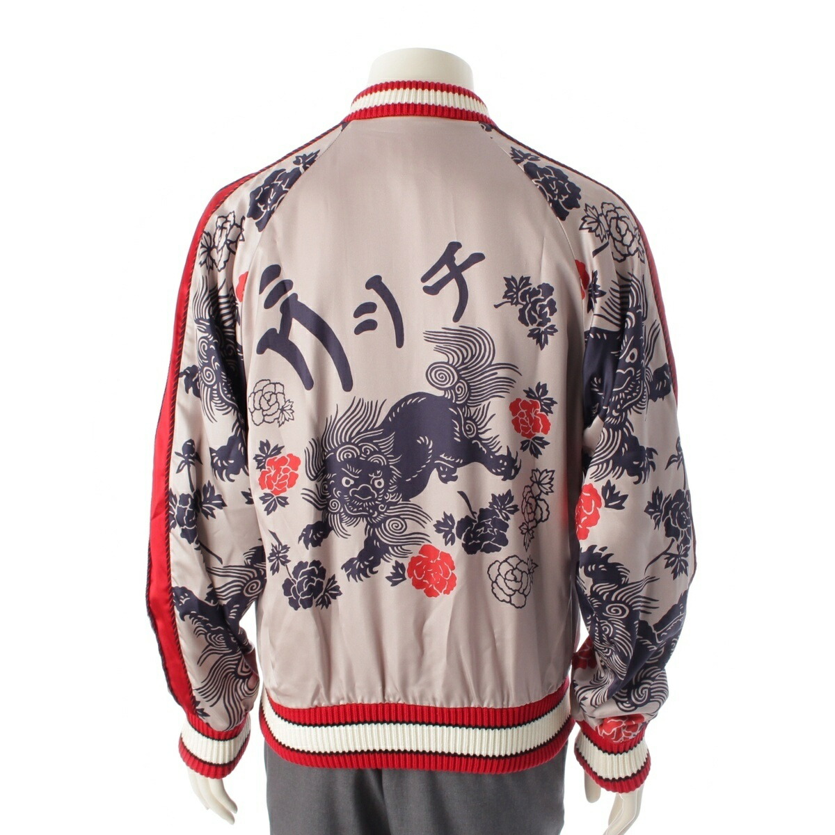 楽天市場】グッチ GUCCI 16年 カタカナロゴ スカジャン ブルゾン