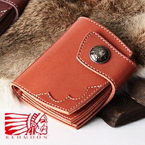 楽天市場】REDMOON レッドムーン MID Line 二つ折り財布 タン NHR-01CE