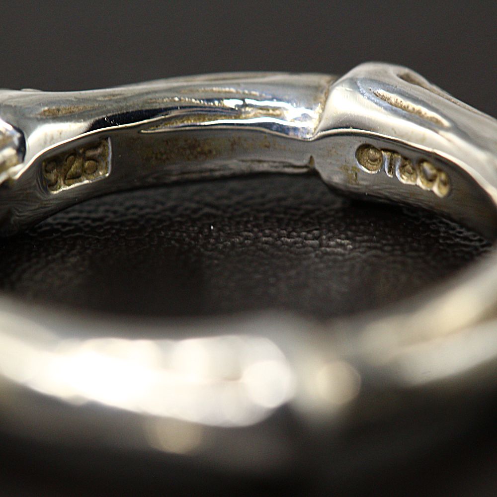 楽天市場】ティファニー バンブー リング 指輪/Sv925-6.3g/13号/#53