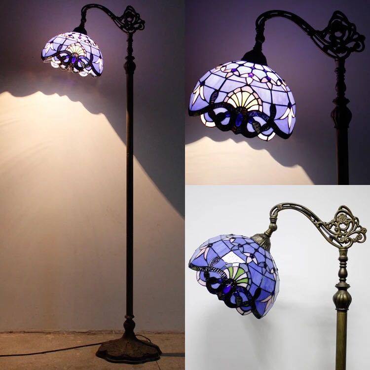 楽天市場】A046470ステンドグラスフロアライト ．間接照明 フロア